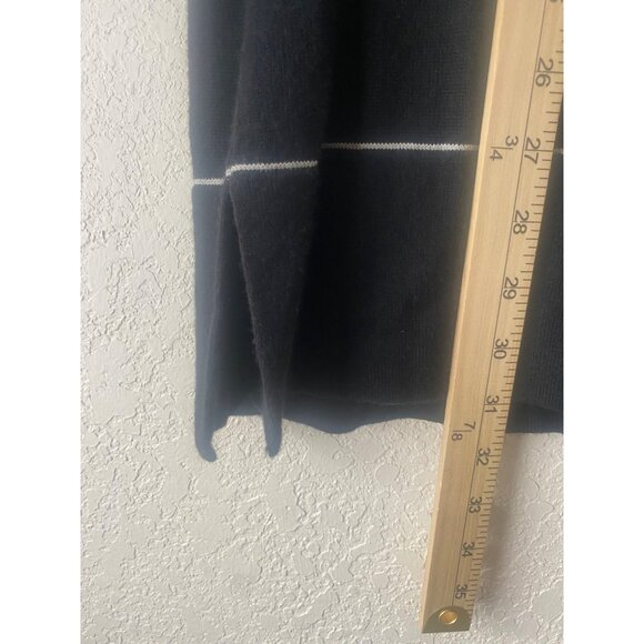 J.Jill Wool Blend Sweater Tunic Top Womens M Striped Knit Casual Cozy - Picture 12 of 14